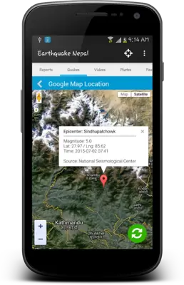 Earthquake Nepal android App screenshot 10