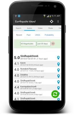 Earthquake Nepal android App screenshot 11