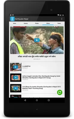 Earthquake Nepal android App screenshot 2