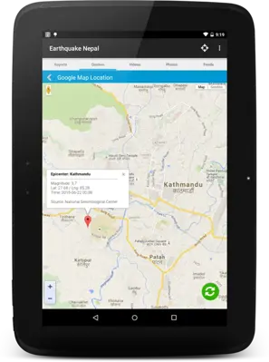 Earthquake Nepal android App screenshot 3