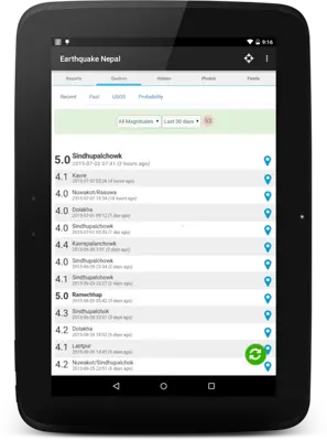 Earthquake Nepal android App screenshot 4